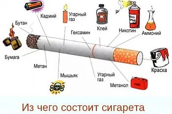 Из чего состоит сигарета